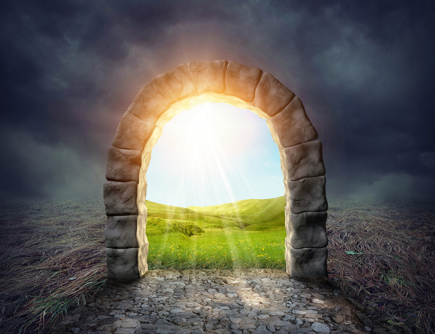 Mysterious entrance to new life or beginning that comes from living your truth