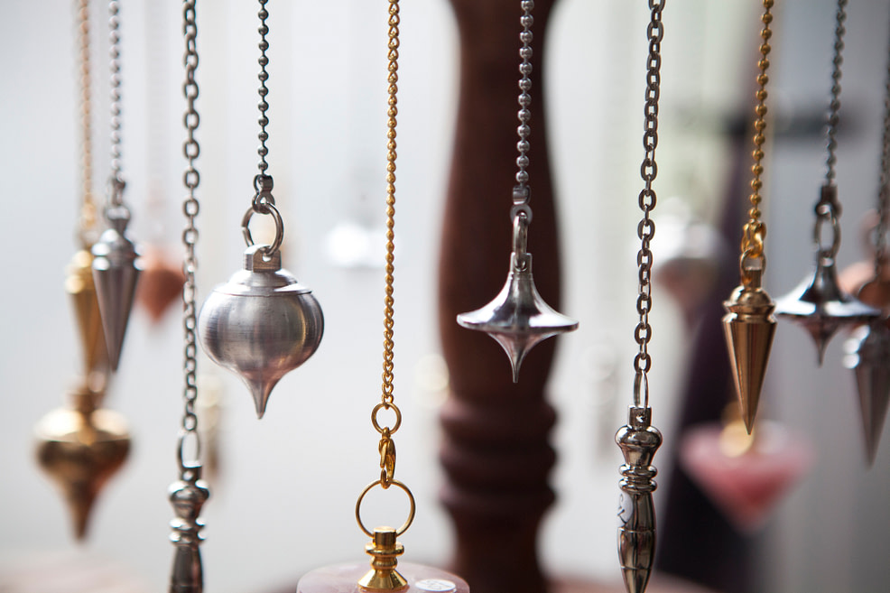 Variety of hanging pendulums Variety of hanging pendulums